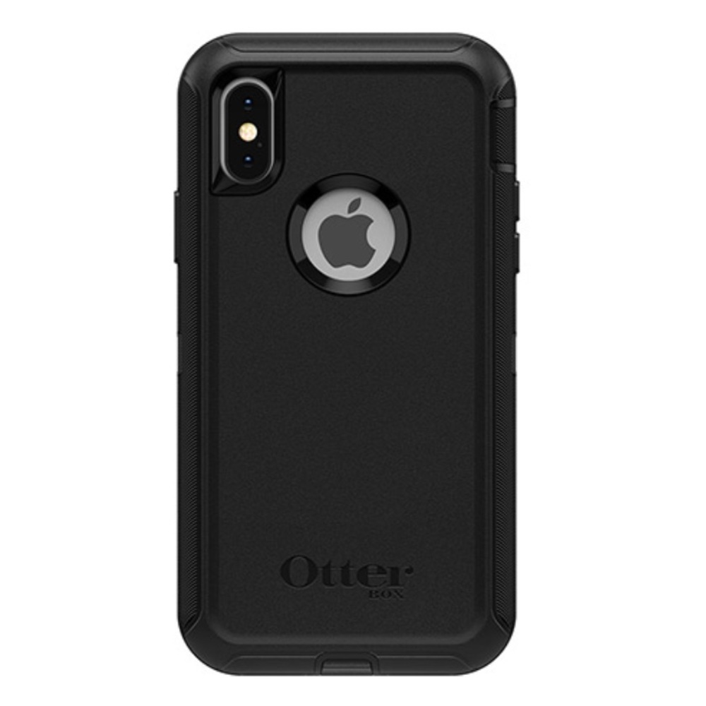 iPhone X OtterBox Defender Black Case